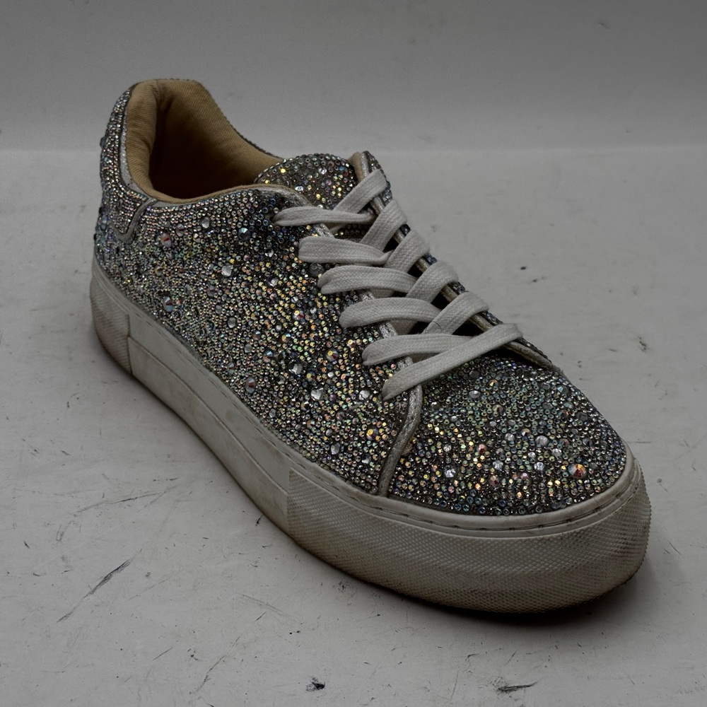 Betsey Johnson Sidny Women’s Sneakers Size 9 Rhinestone Embellishment Shoes